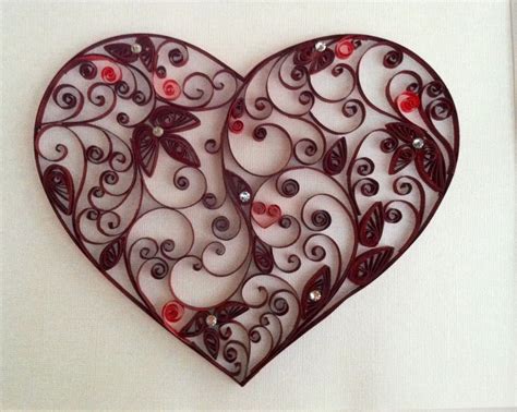Quilling Heart Template